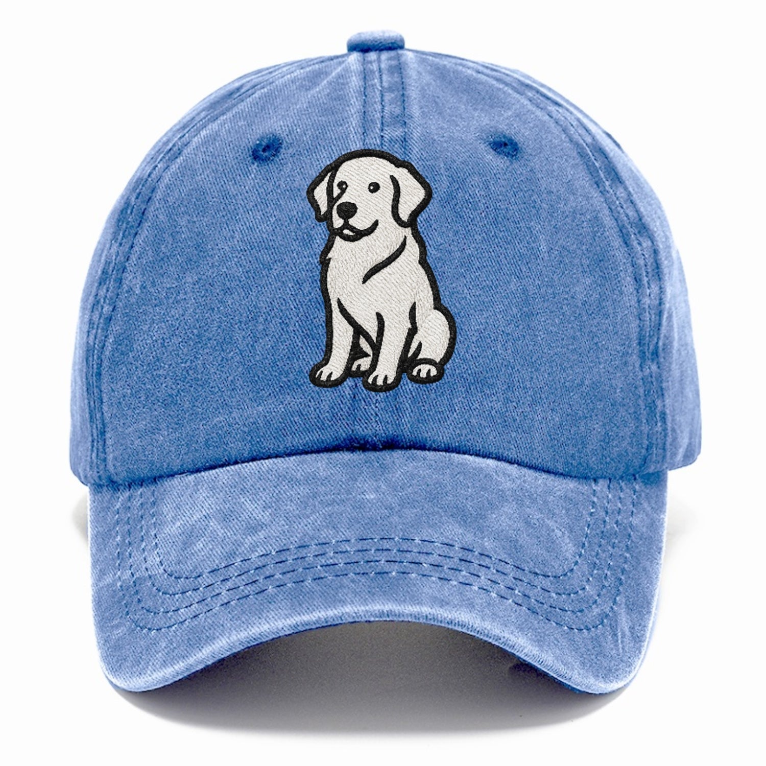 golden-retriever-curious-charm Hat