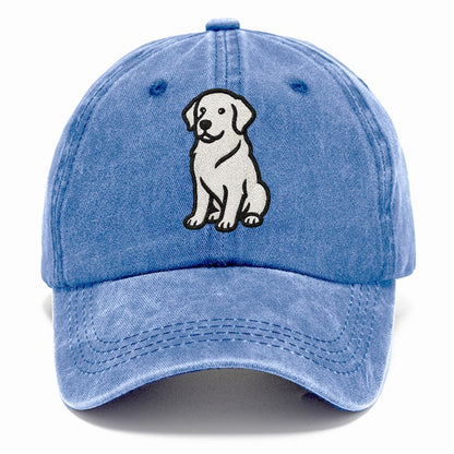 golden-retriever-curious-charm Hat