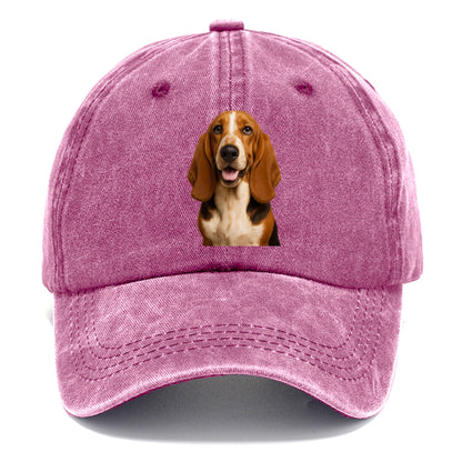 basset hound portrait design Hat