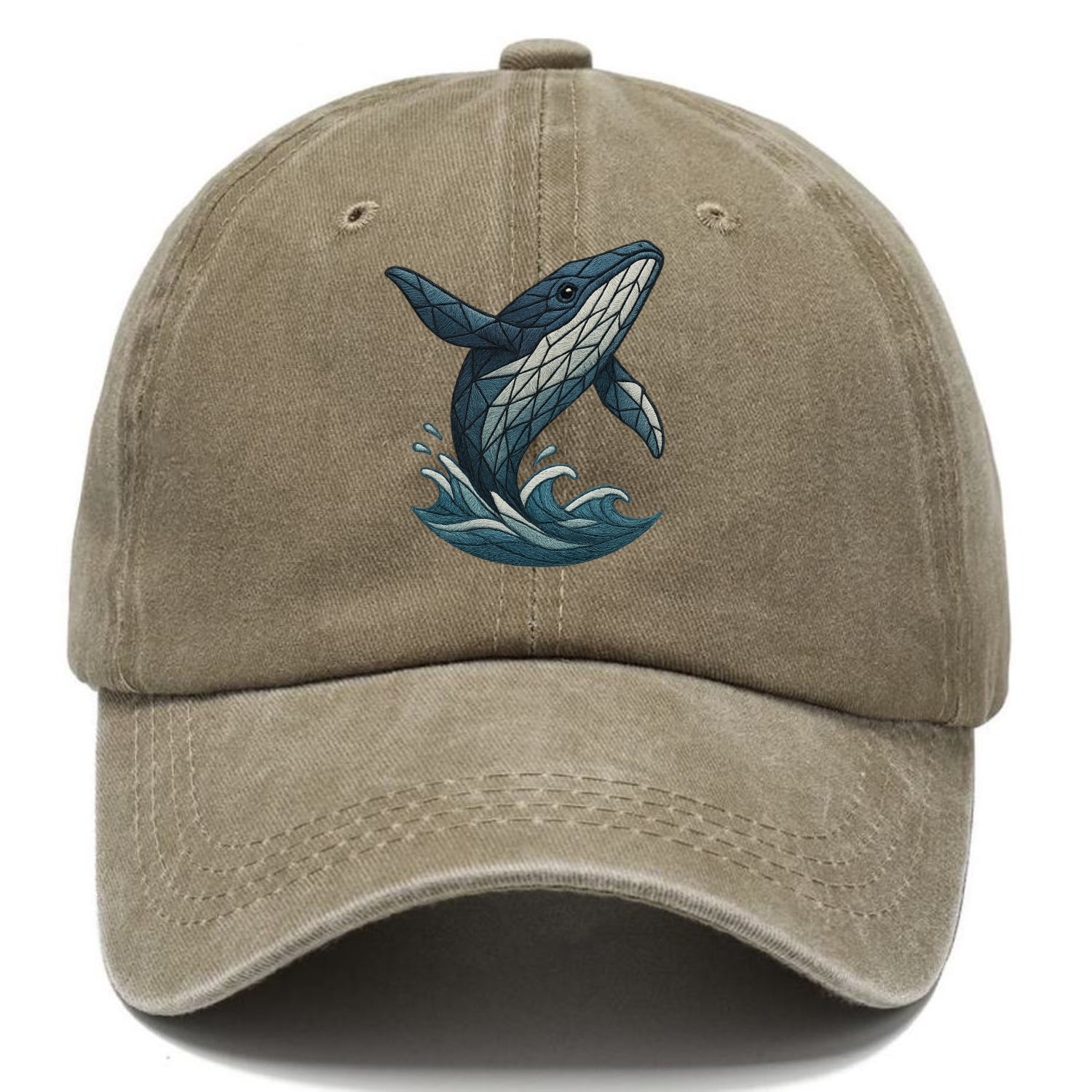 whale ocean waves Hat