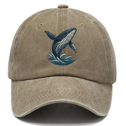 whale ocean waves Hat