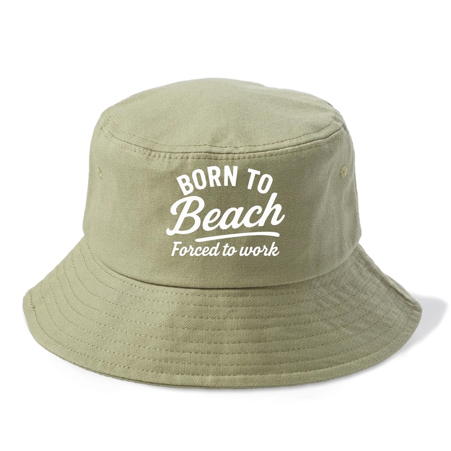 born to beach work Hat