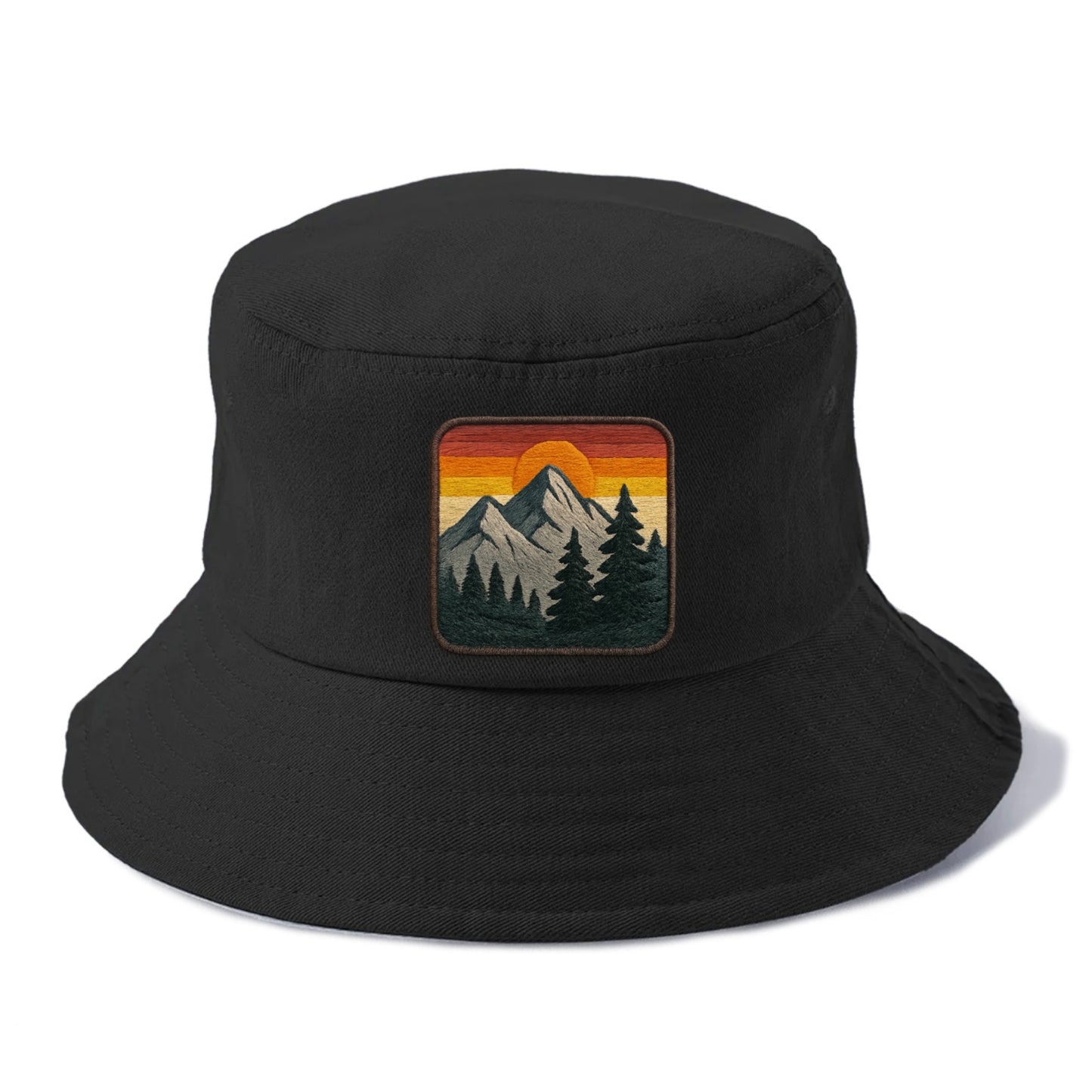 mountain sunset hues Hat