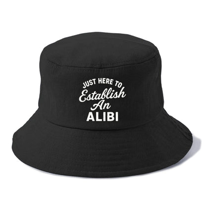establishing an alibi hat design Hat