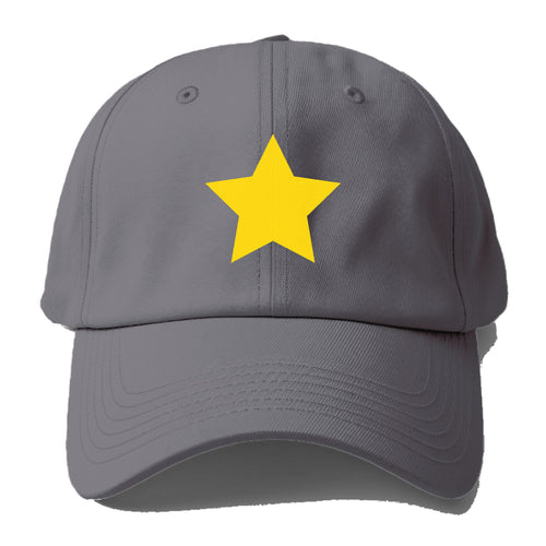 Retro 80s Star Yellow Baseball Cap
