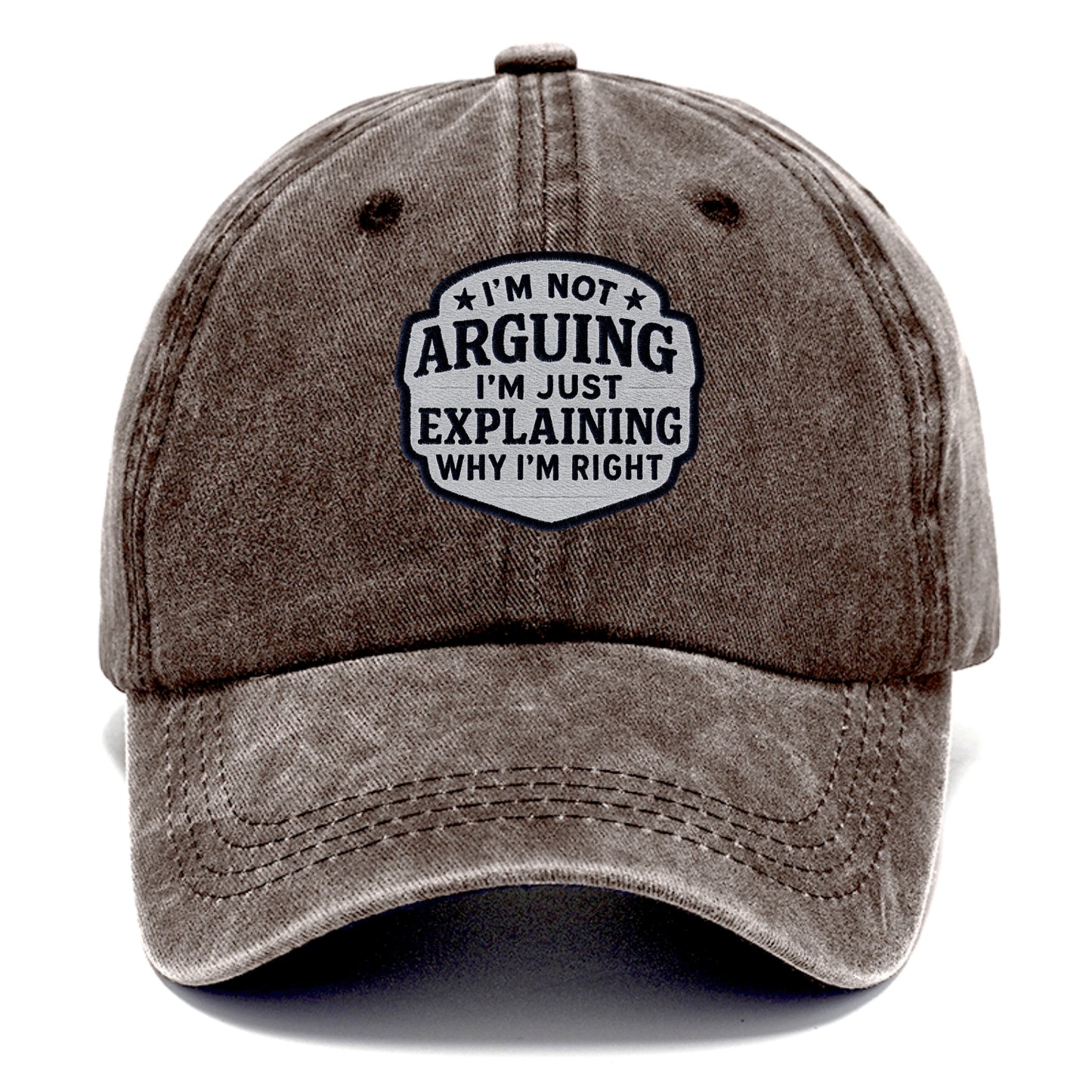 i'm not arguing i'm just explaining why i'm right Hat