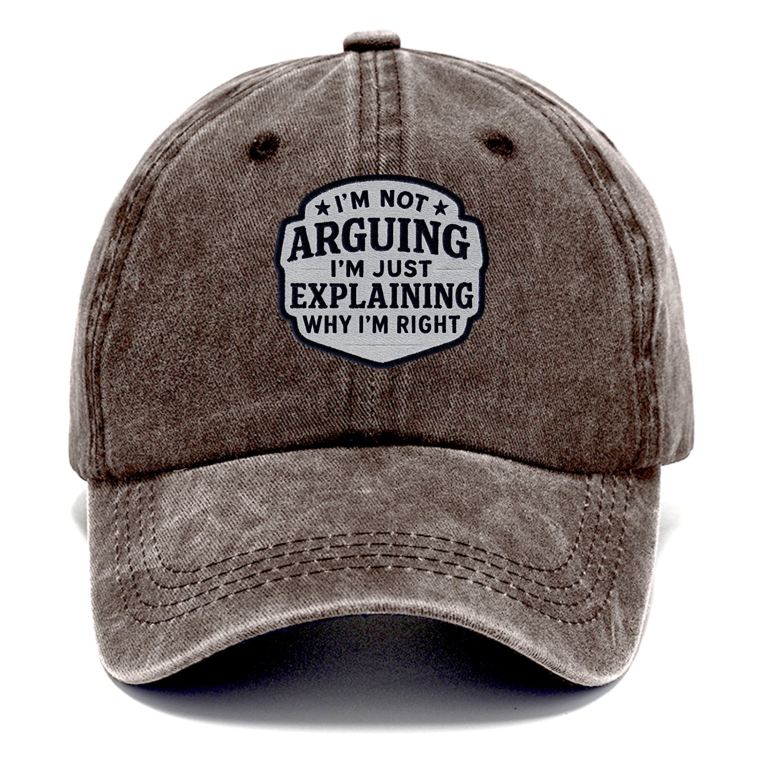 i'm not arguing i'm just explaining why i'm right Hat