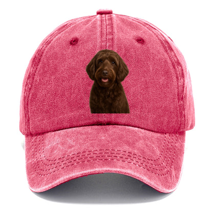 labradoodle portrait design Hat