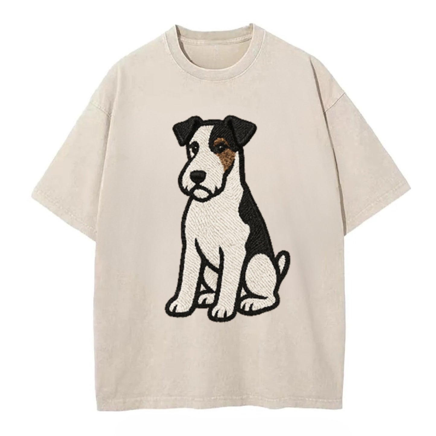 wire-fox-terrier-white-black-markings-spirited-charm Hat