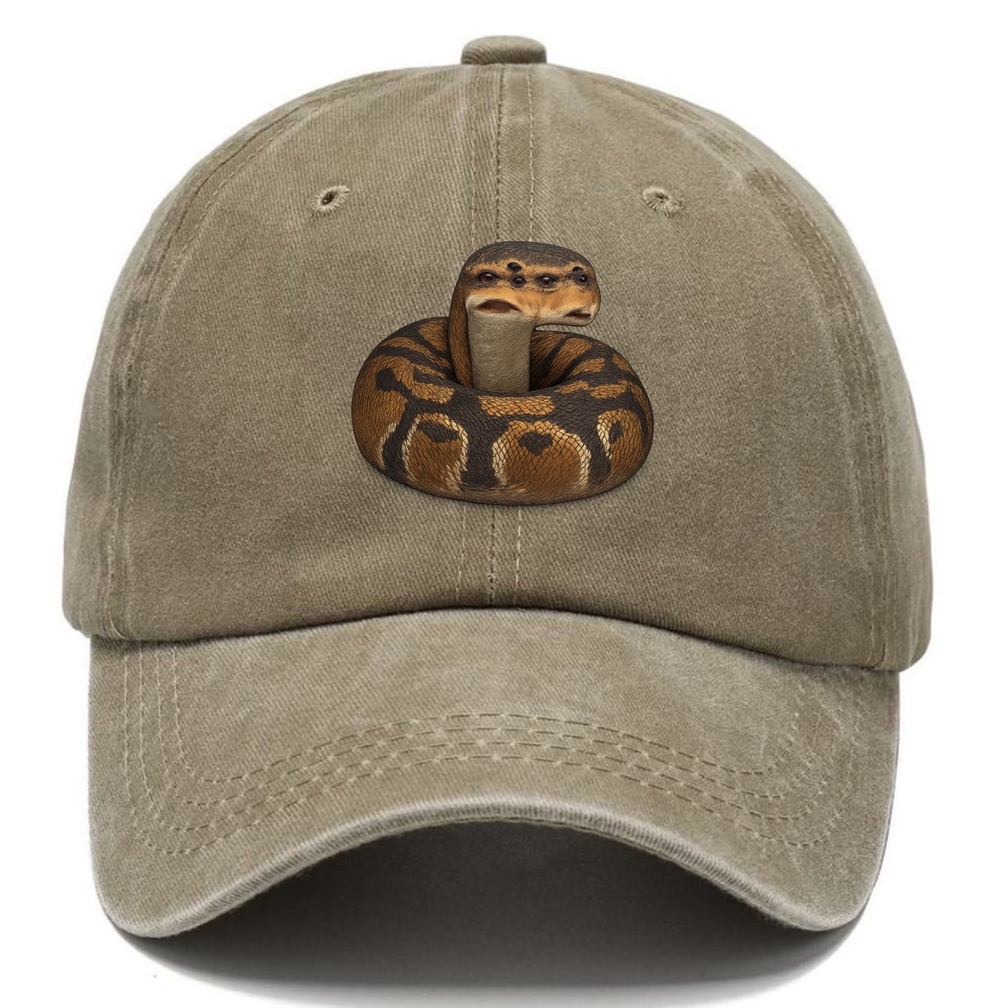 snake portrait design Hat