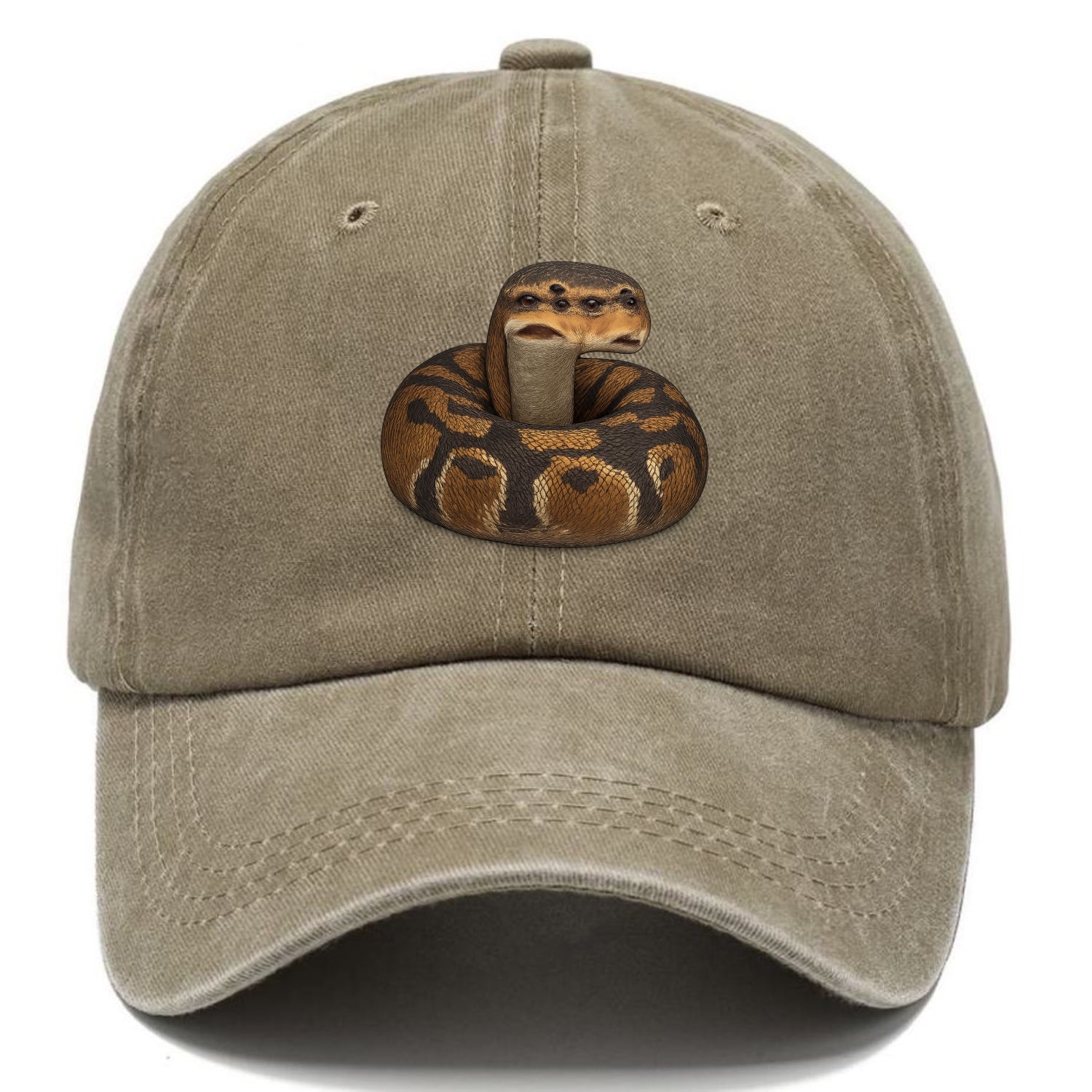 snake portrait design Hat