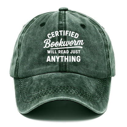 certified bookworm hat Hat