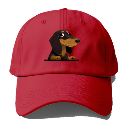 retro-dachshund-playful-spirit Hat