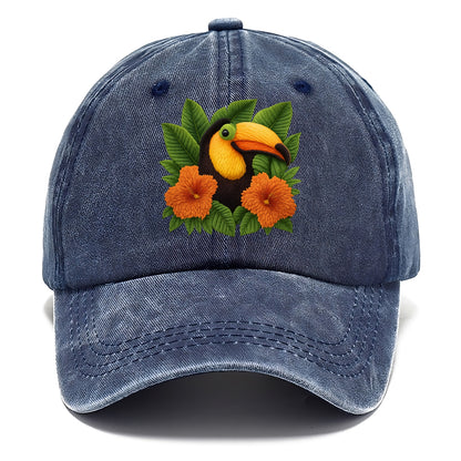 tropical toucan floral paradise Hat