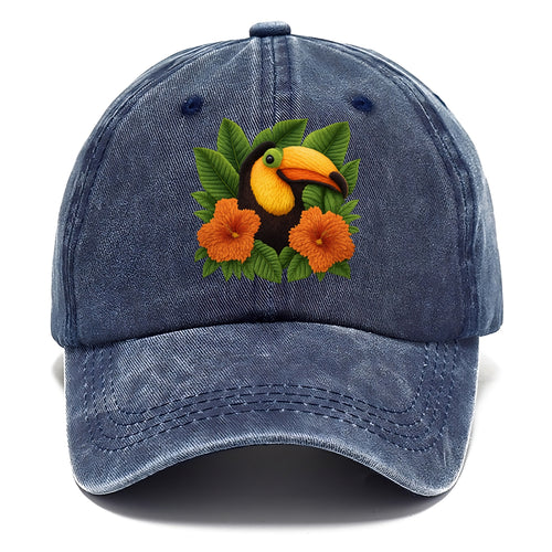 Tropical Toucan Floral Paradise Classic Cap