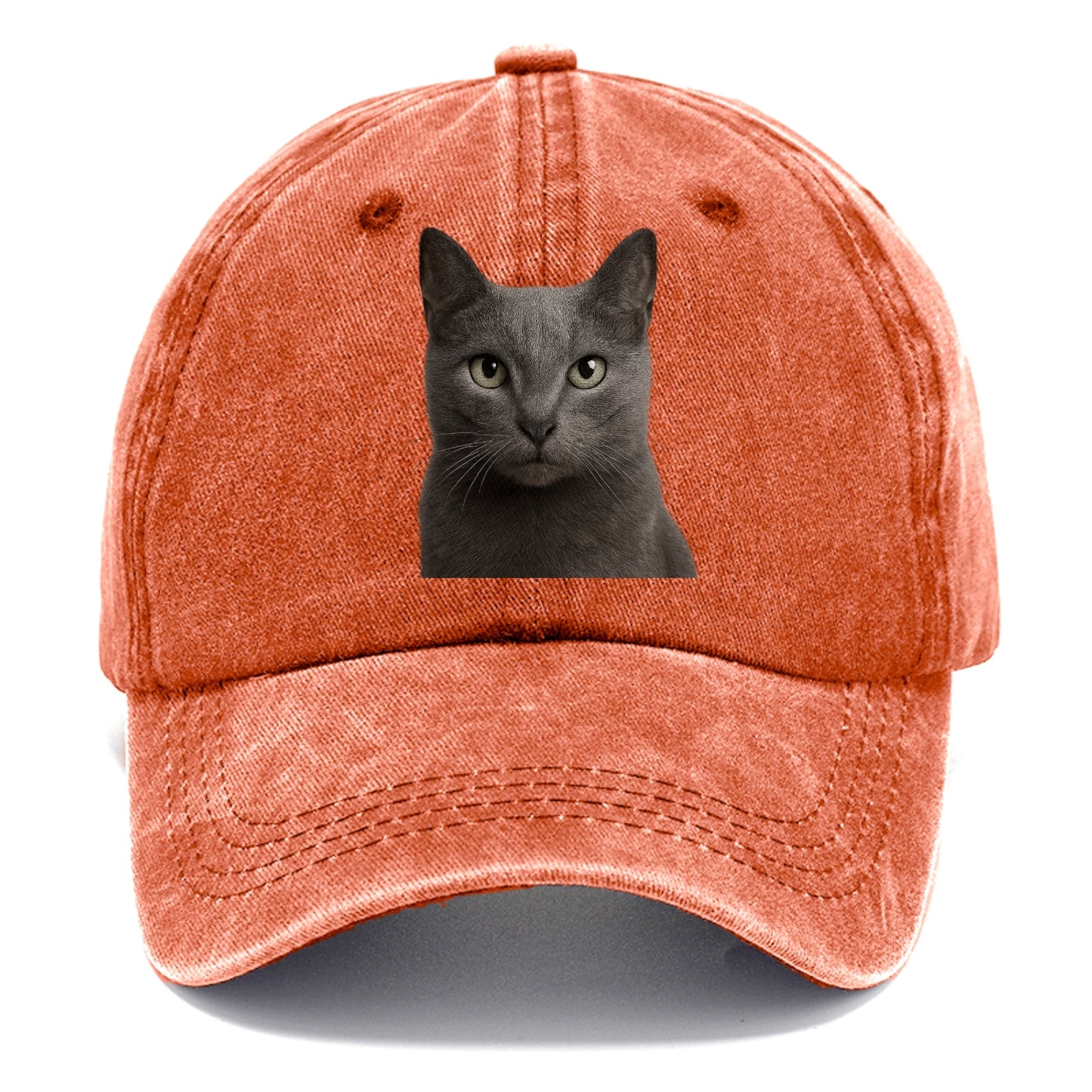 russian blue portrait design Hat