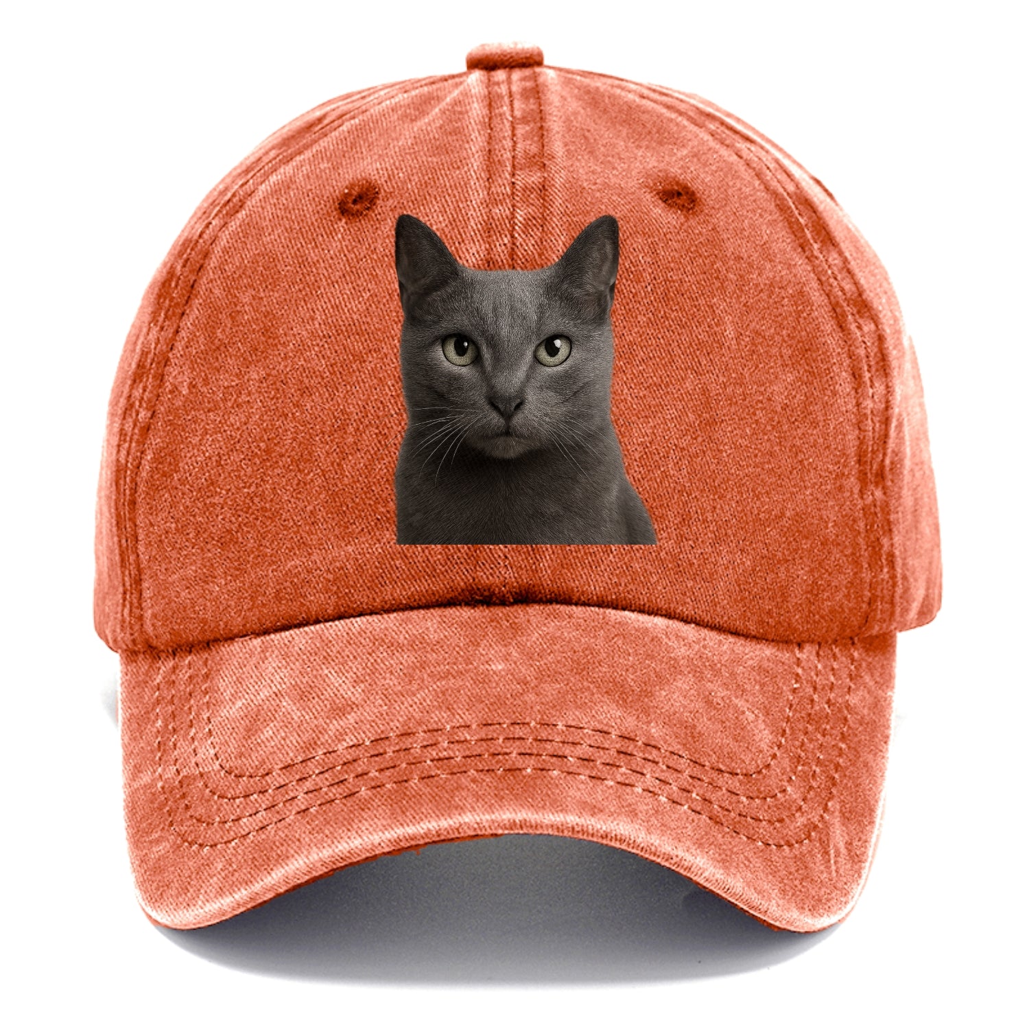 russian blue portrait design Hat