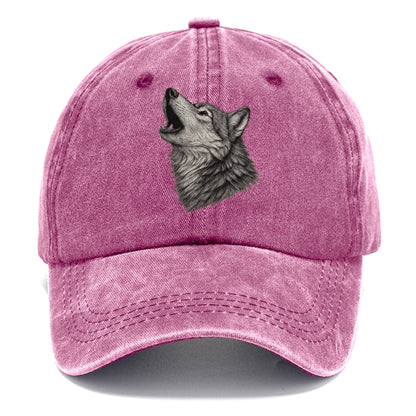 wolf howling Hat