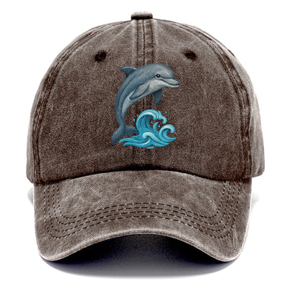 dolphin's dance upon the waves Hat