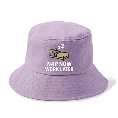 nap now work later Hat
