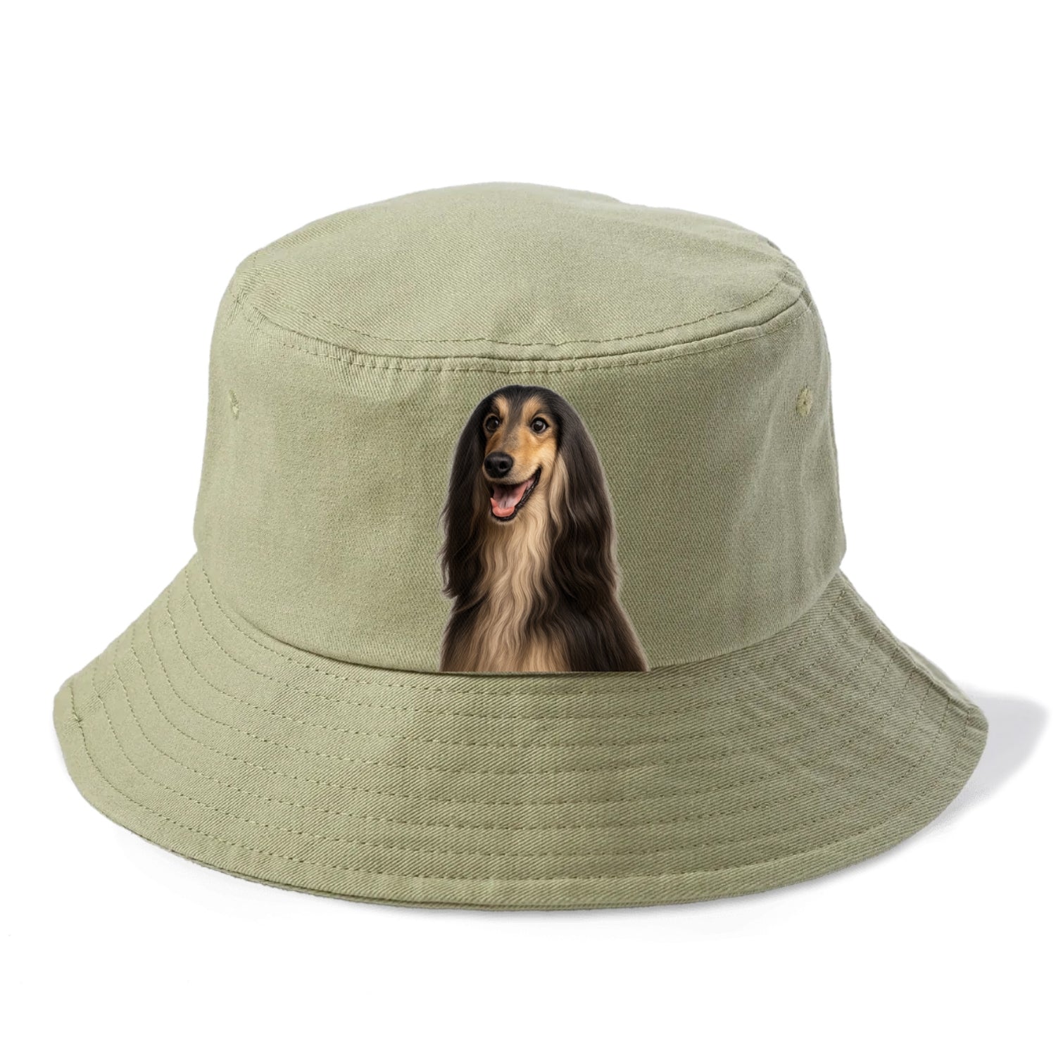 afghan hound portrait design Hat