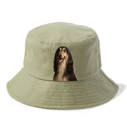 afghan hound portrait design Hat