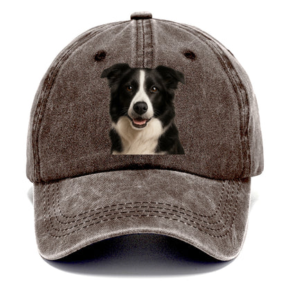 border collie: agile mind, loyal heart Hat