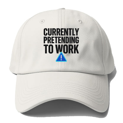 currently pretending to work Hat