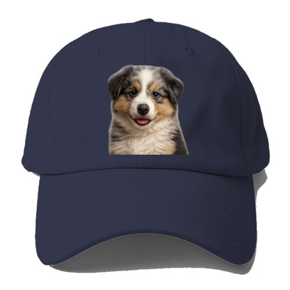 australian shepherd puppy portrait design Hat