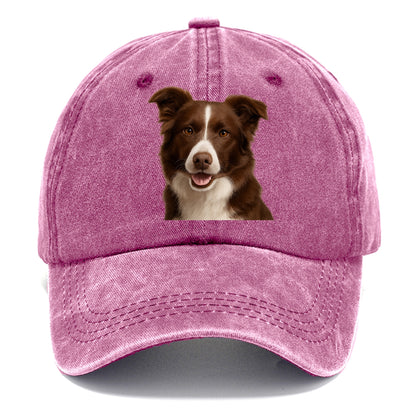 chocolate border collie: sweet & smart devotion Hat