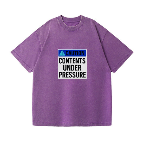 Contents Under Pressure Vintage T-shirt
