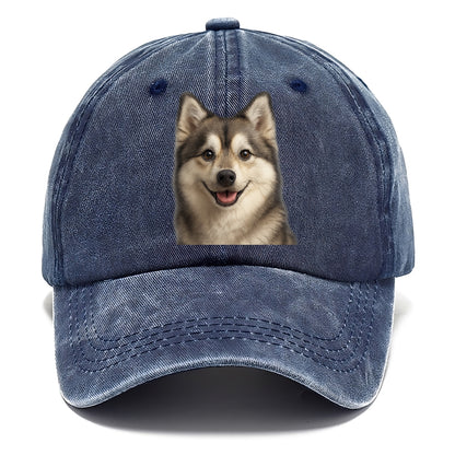 pomsky portrait design Hat