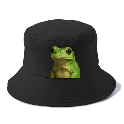 frog portrait design Hat