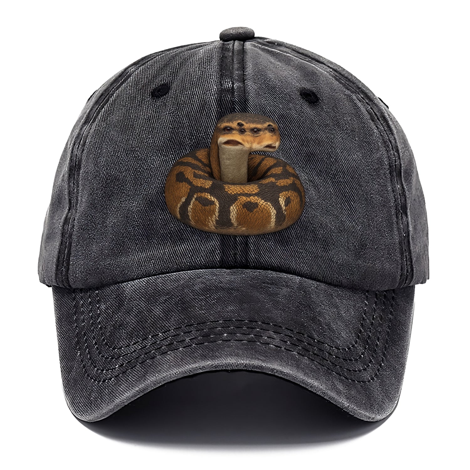 snake portrait design Hat