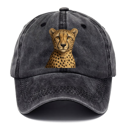 cheetah portrait design Hat