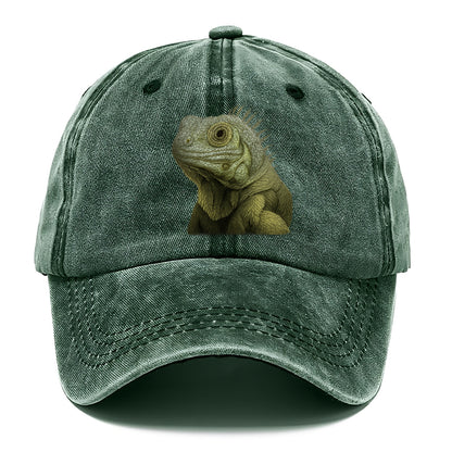 iguana portrait design Hat