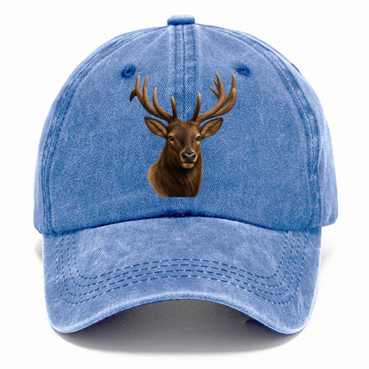 elk portrait design Hat