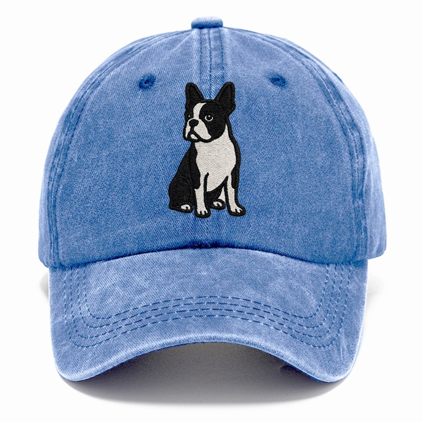 boston-terrier-black-white-tuxedo-charming-companion Hat