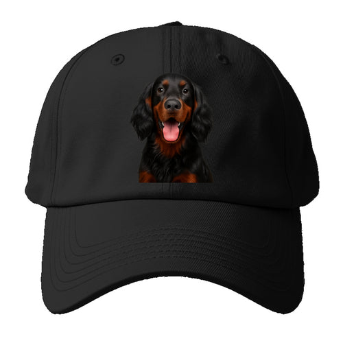 Gordon Setter: Noble Hunter, Loyal Heart Baseball Cap For Big Heads
