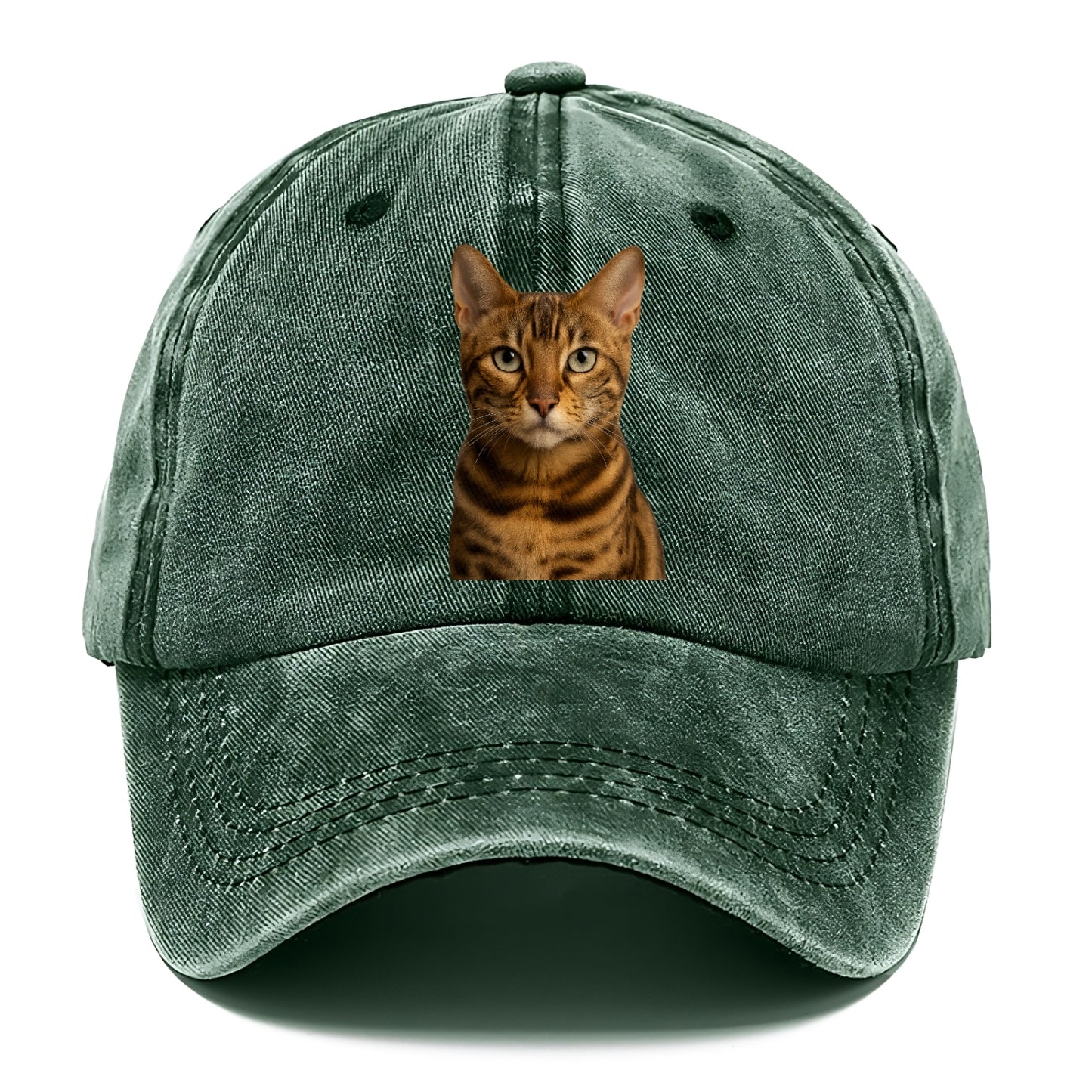 bengal cat portrait design Hat