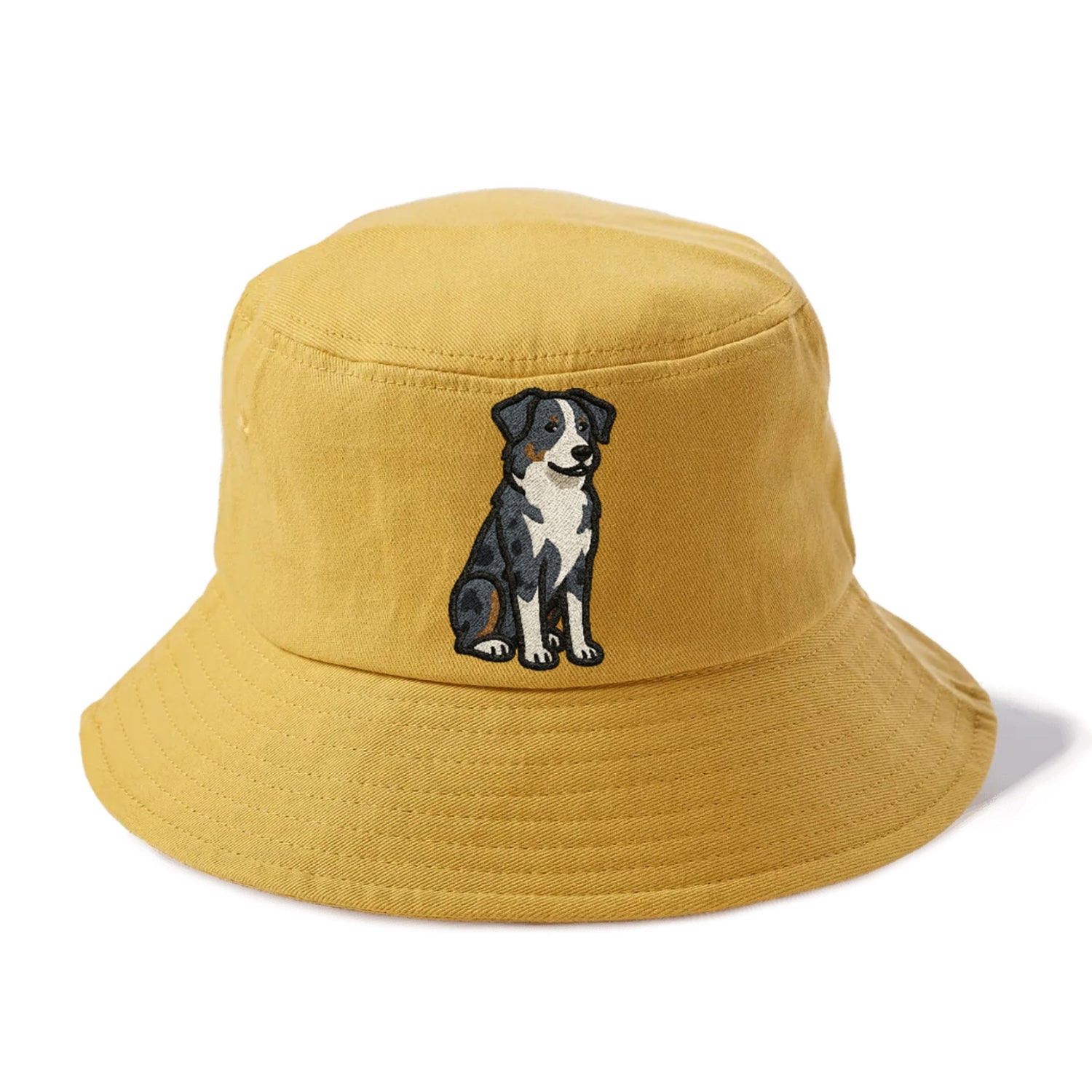 australian-shepherd-blue-merle-vibrant-spirit Hat