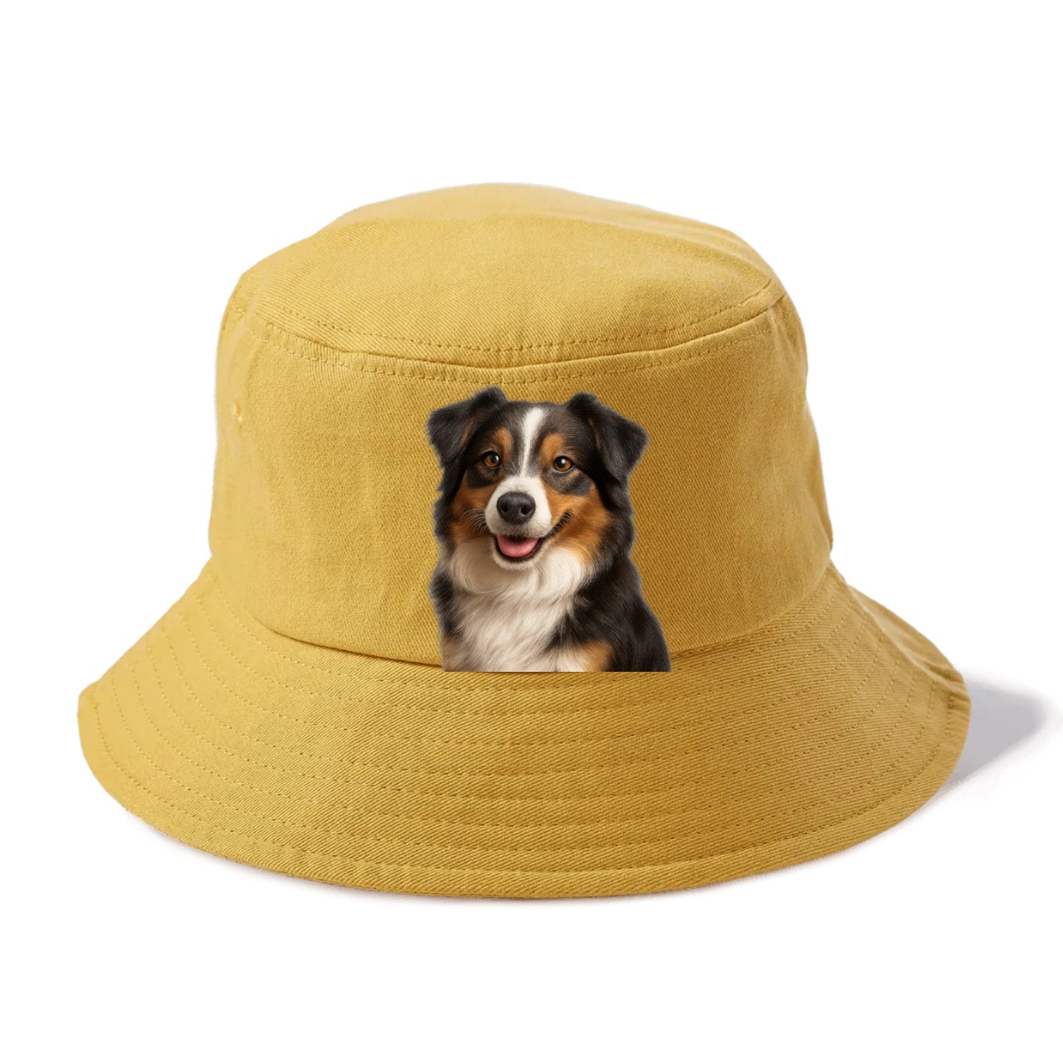 mini australian shepherd portrait design Hat