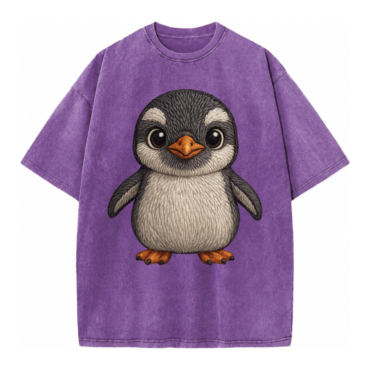 Baby Gentoo Penguin Vintage T-shirt – purple