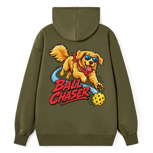 Ball Chaser Pickleball Life Classic Pullover Hoodie – Armygreen
