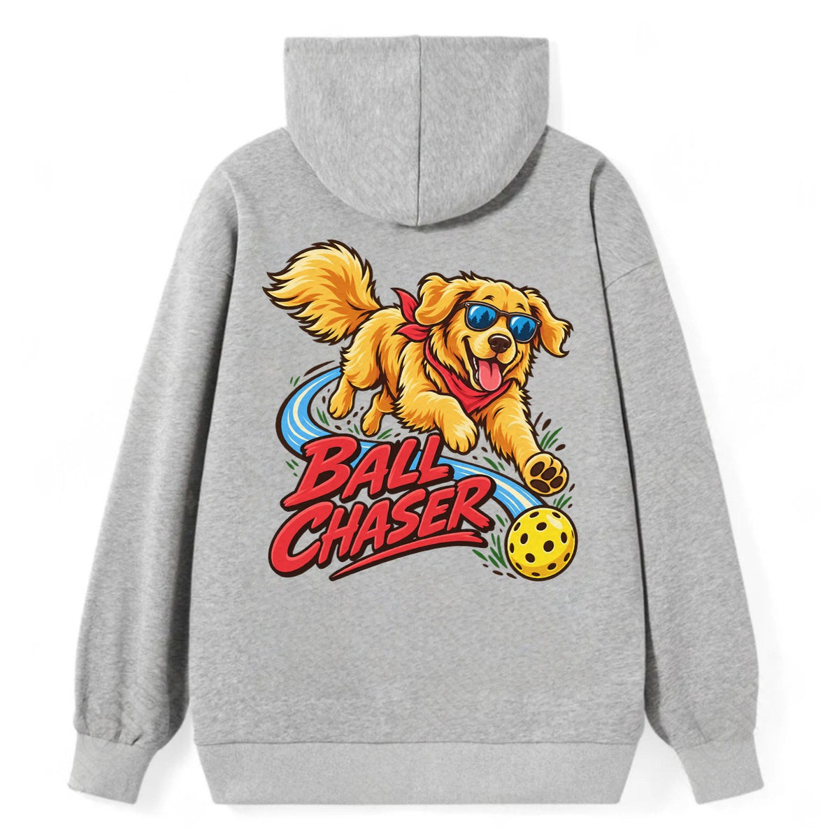 Ball Chaser Pickleball Life Classic Pullover Hoodie – Grey