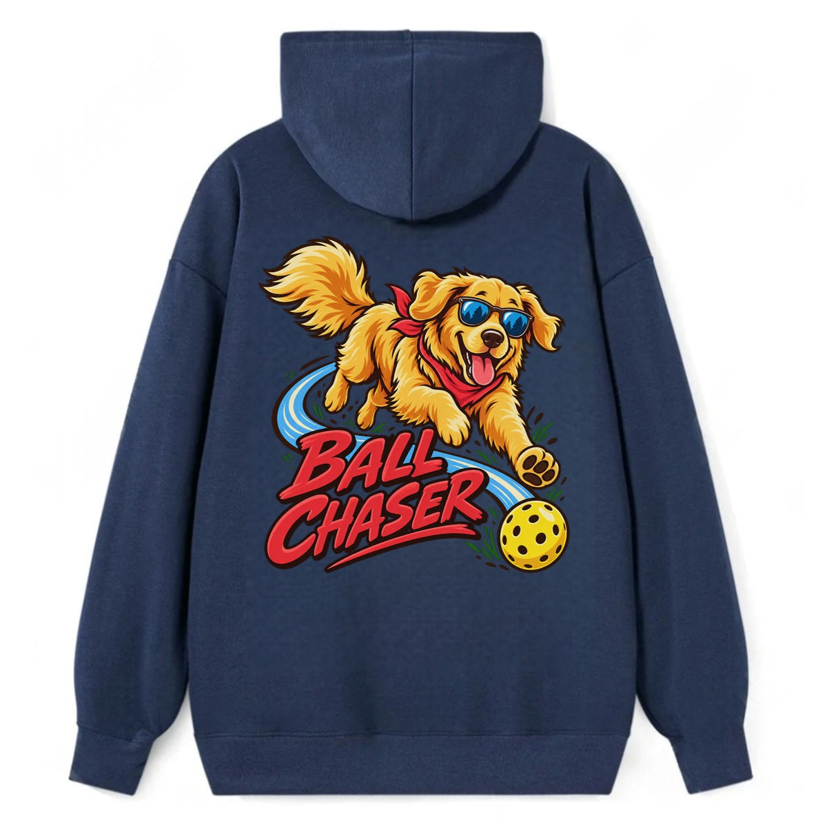 Ball Chaser Pickleball Life Classic Pullover Hoodie – Navy