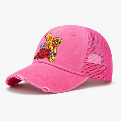 Ball Chaser Pickleball Life Washed Trucker Hat – Rose