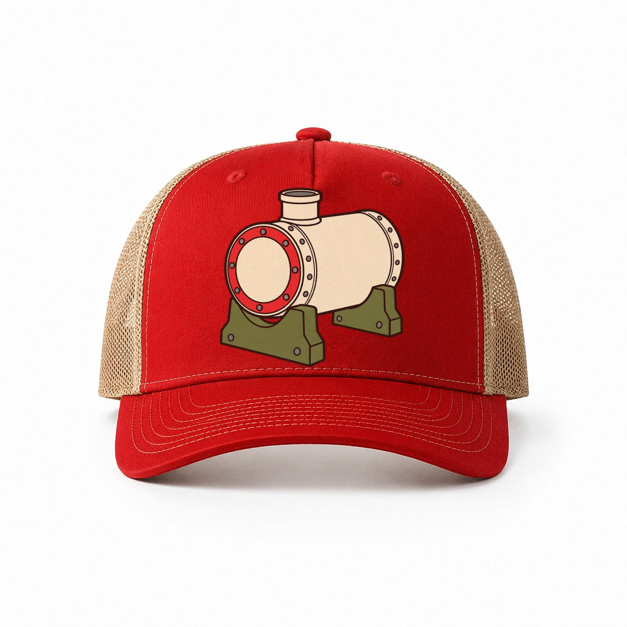 Red-Khaki — front view