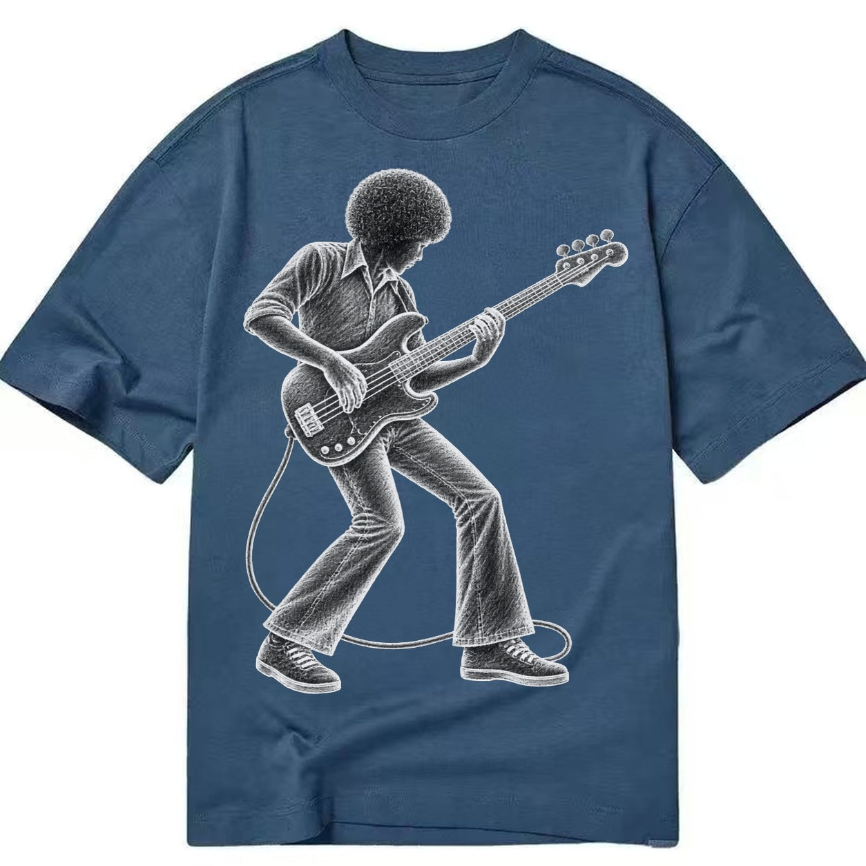 Bass guitarist slap technique - Classic T-shirt – Twilight