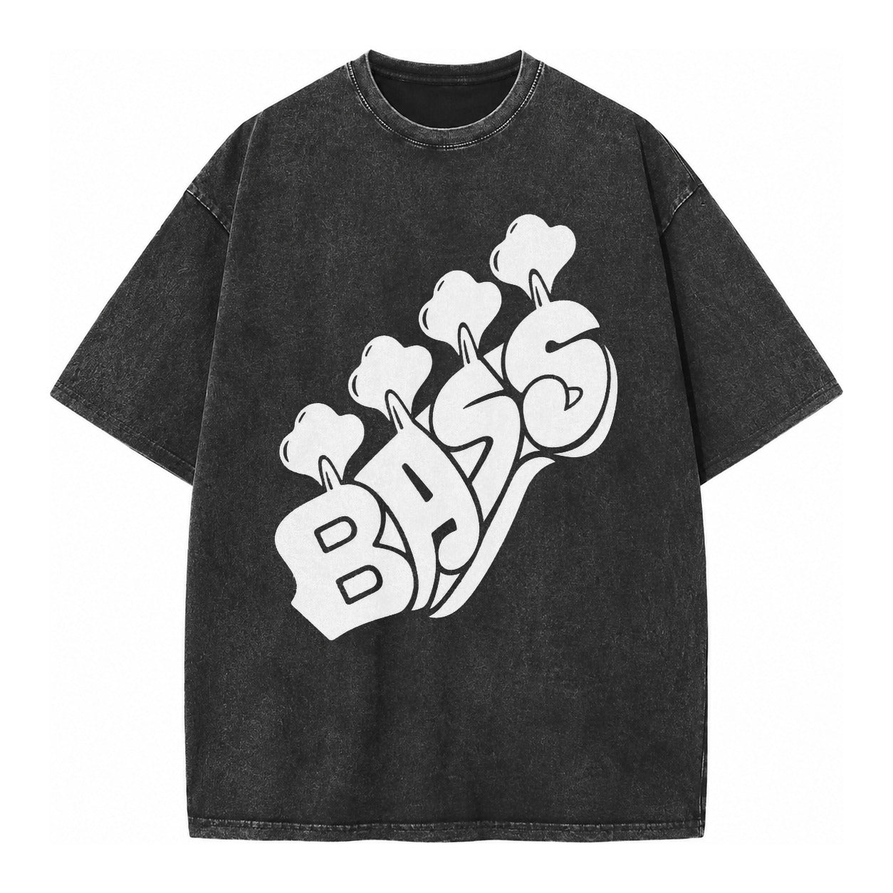 Bass Vintage T-shirt – Black
